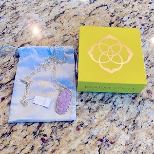 Lavender Kendra Scott necklace